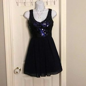 Navy blue cocktail/homecoming/prom dress